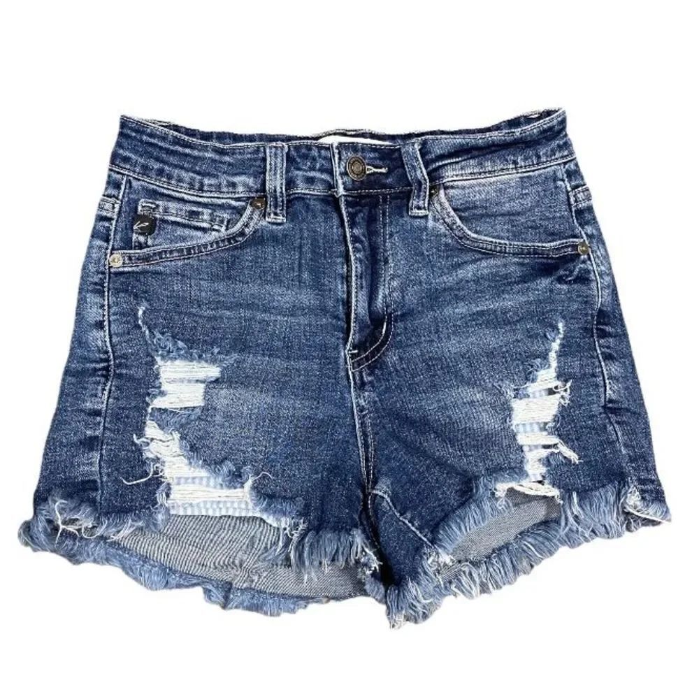 KanCan High Rise Denim Shorts Size Small